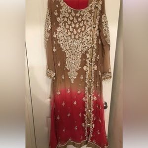 Pakistani designer hand worked outfit